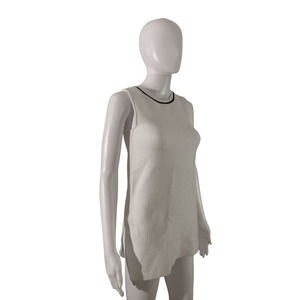 Athleta Women's Dove On the Town Ribbed Sleeveless Tunic Top (XXS)